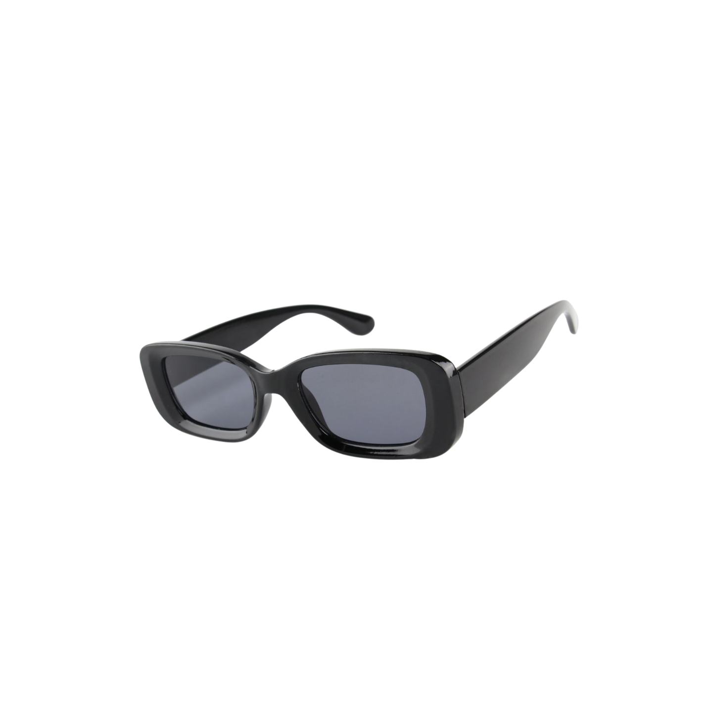 Rectangle Chunky Sunglasses in Black