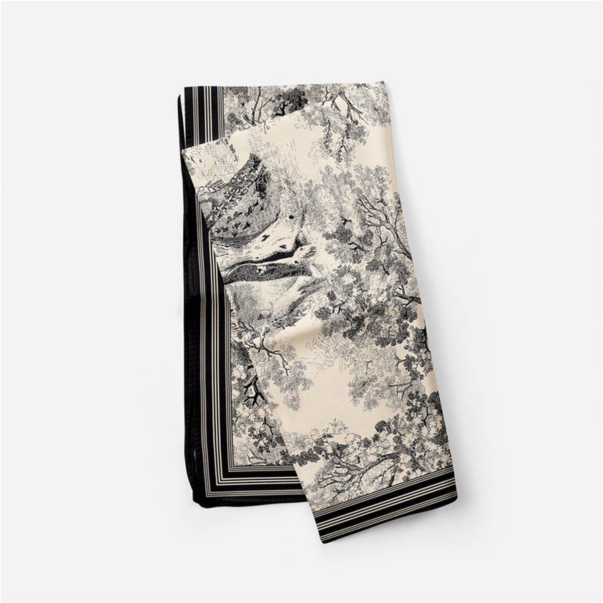 Versatile Square Scarf – Hair Tie&Bag Wrap Ribbon_CWASC0650