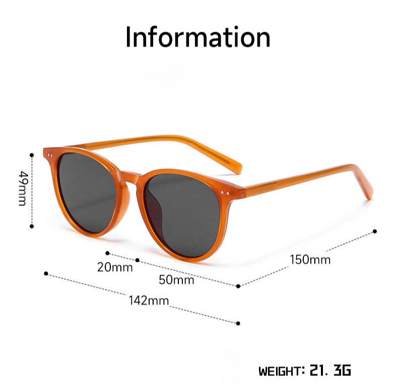 Vintage Round Polarized Sunglasses