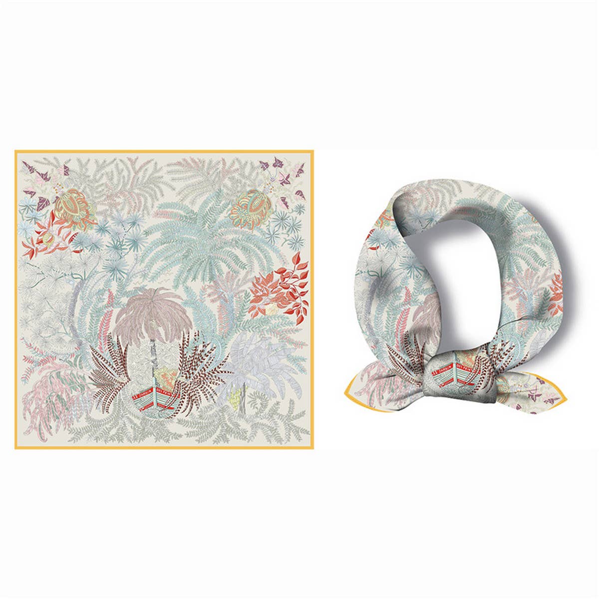 Silky Satin Square Scarf