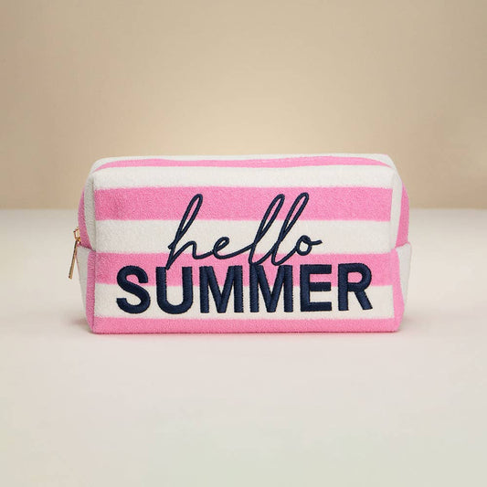 HELLO SUMMER Cosmetic Pouch Bag