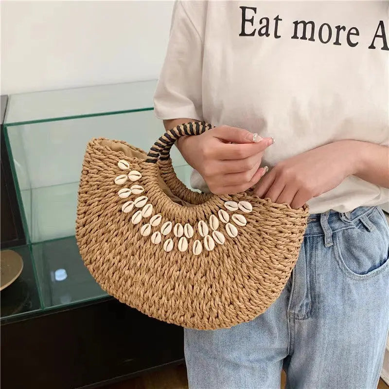 Shell Straws Bag