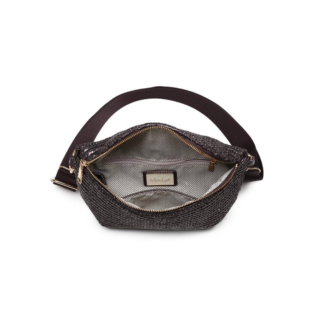 Gizelle Large Checker Belt Bag