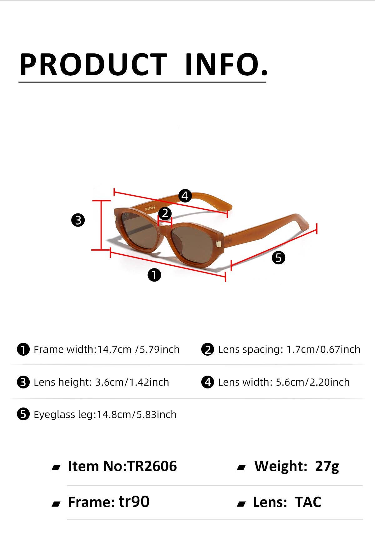 Vintage Cat Eye Polarized Sunglasses