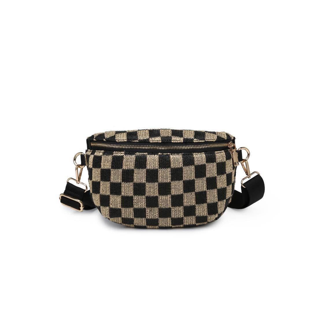 Gizelle - Large Checker Belt Bag