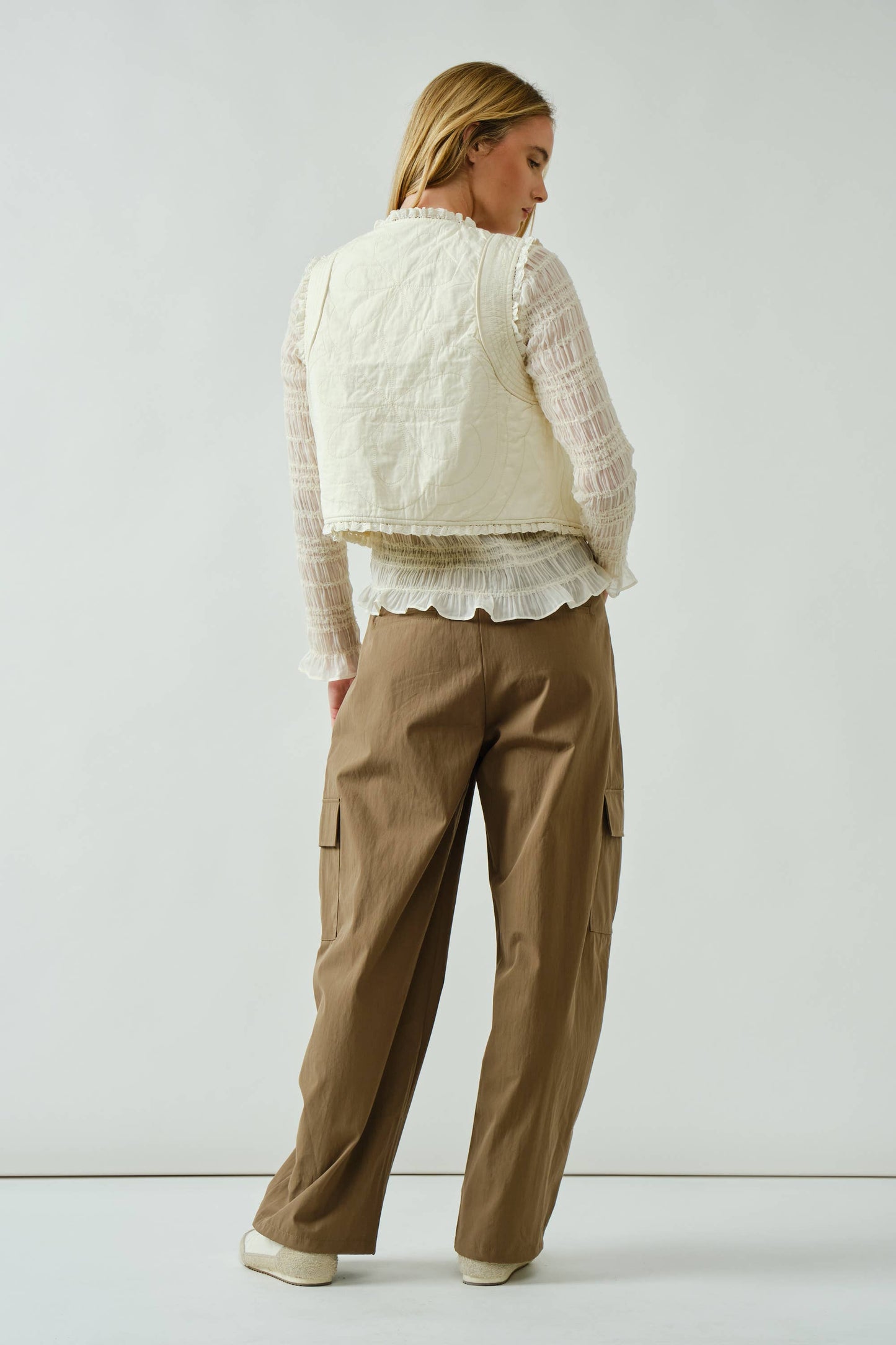CARGO SEMI BARREL PANTS