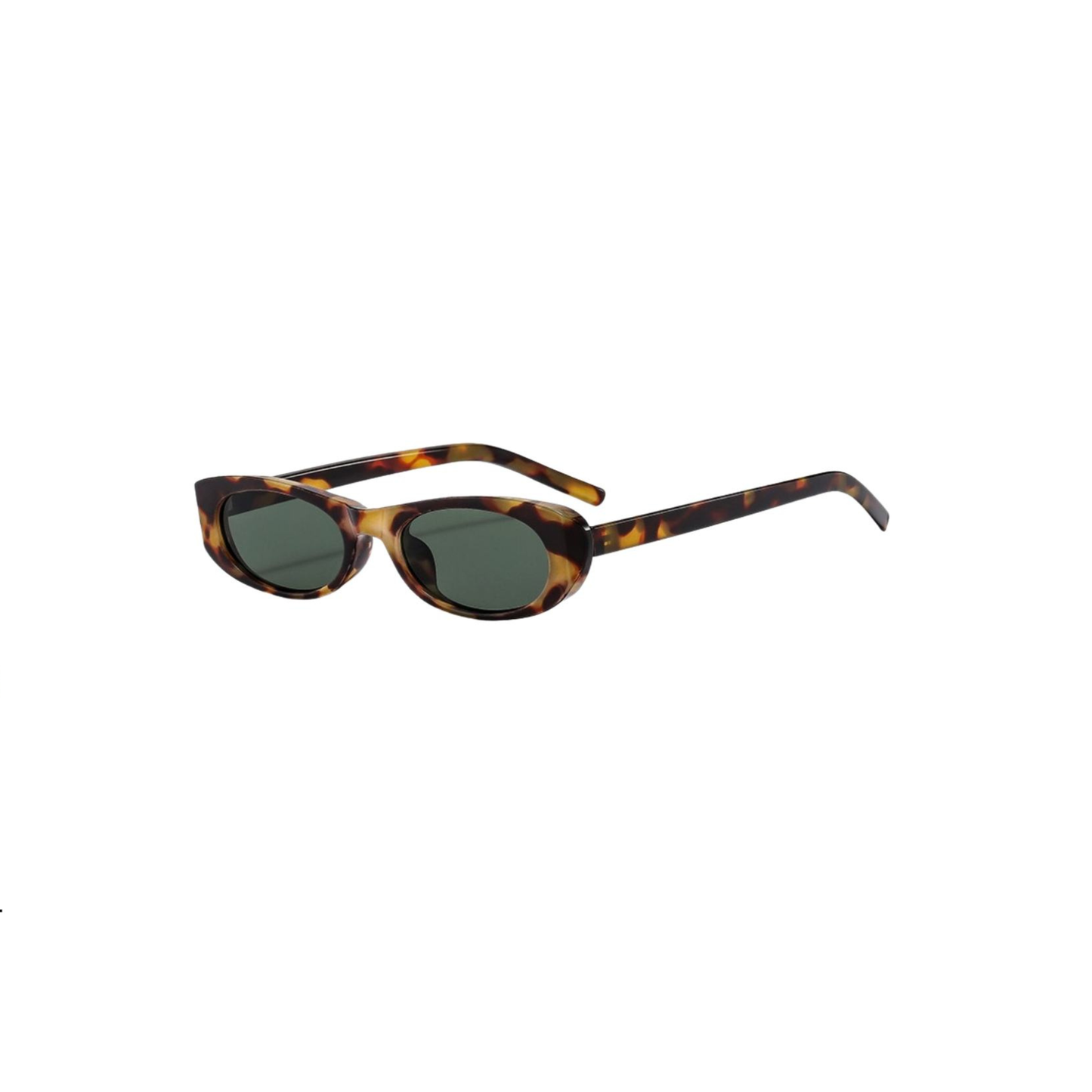 Slim Cat Eye Retro Sunglasses in Tortoise