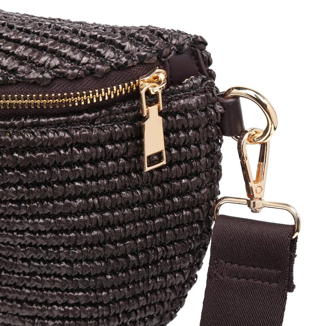 Gizelle Large Checker Belt Bag