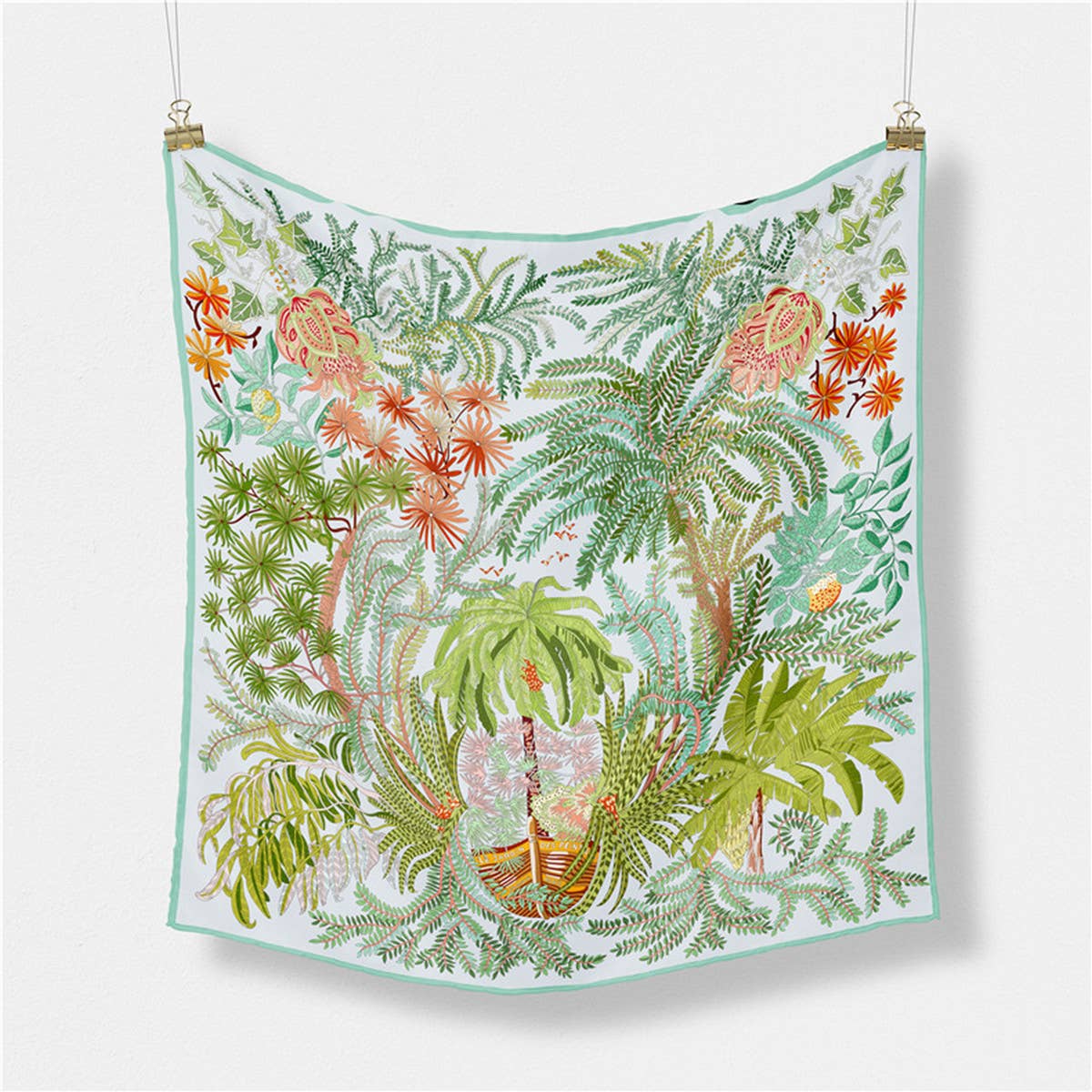 Silky Satin Square Scarf