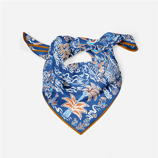 Sweet Satin Square Scarf for Women