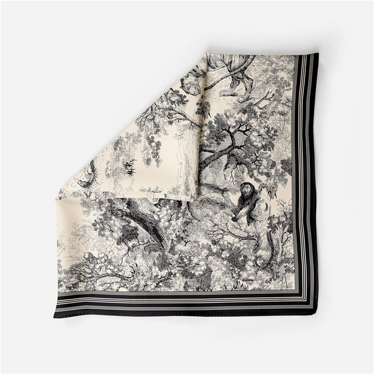 Versatile Square Scarf – Hair Tie&Bag Wrap Ribbon_CWASC0650