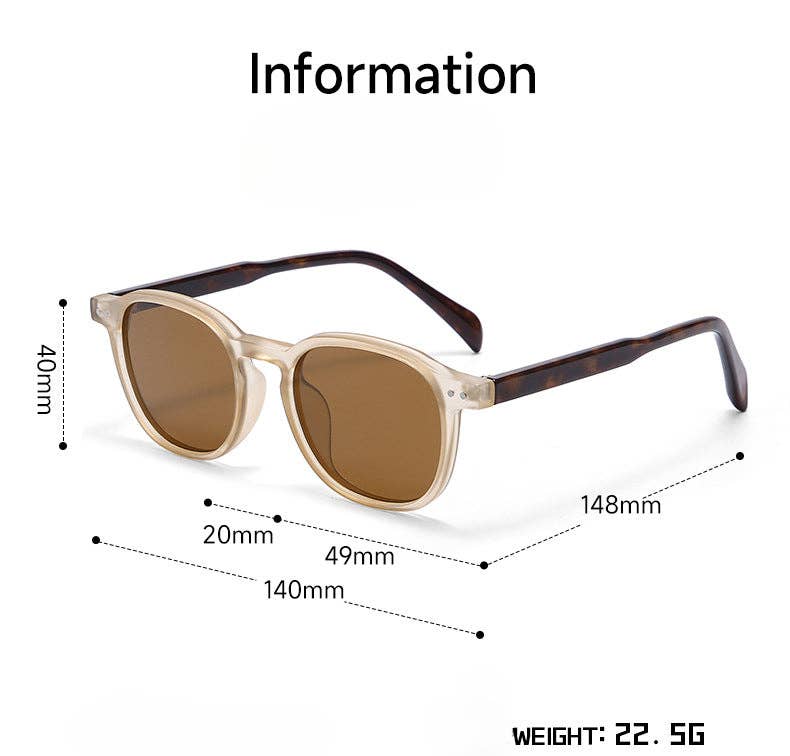 Round Daily Polarized Sunglasses