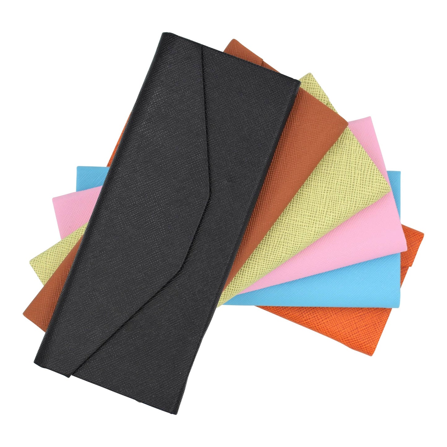 Eco Leather Solid Color Glasses Case