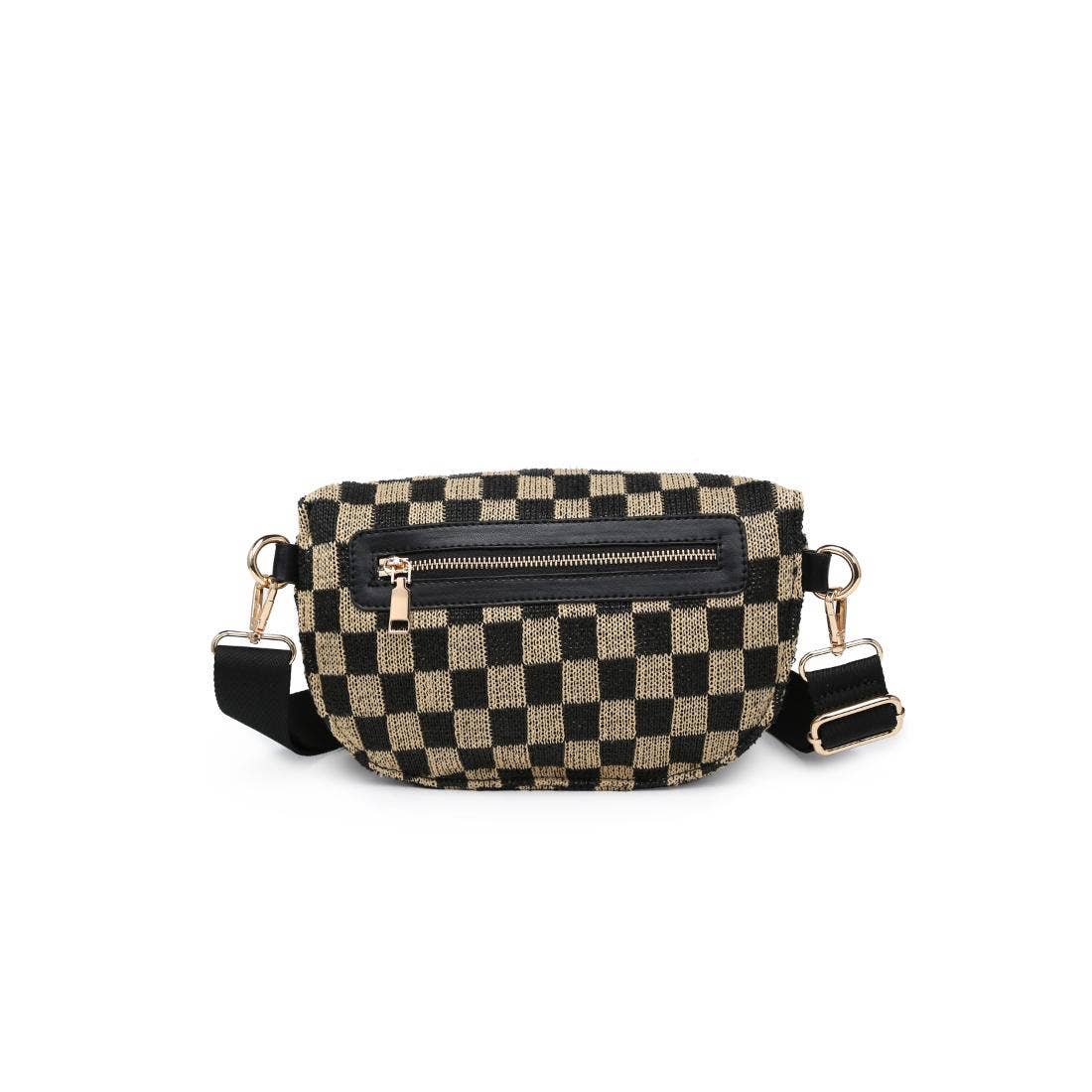 Gizelle - Large Checker Belt Bag
