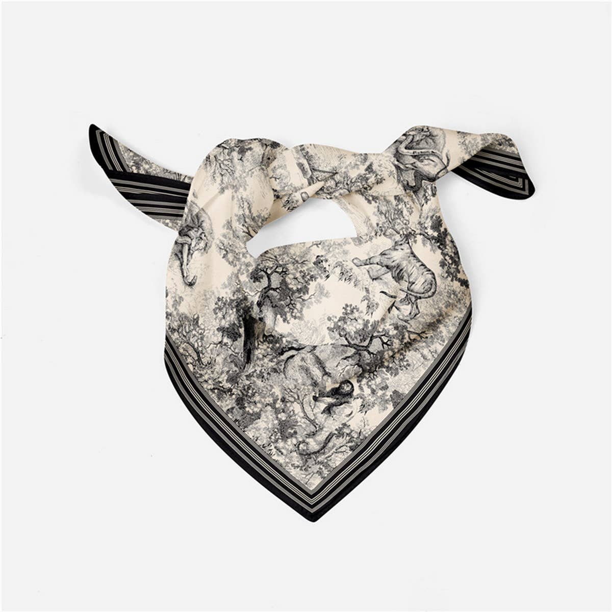 Versatile Square Scarf – Hair Tie&Bag Wrap Ribbon_CWASC0650