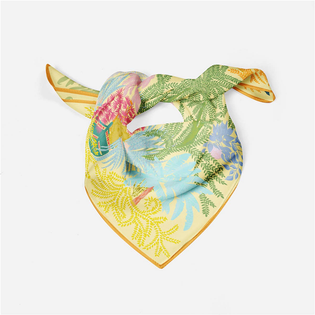 Silky Satin Square Scarf