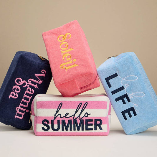 HELLO SUMMER Cosmetic Pouch Bag