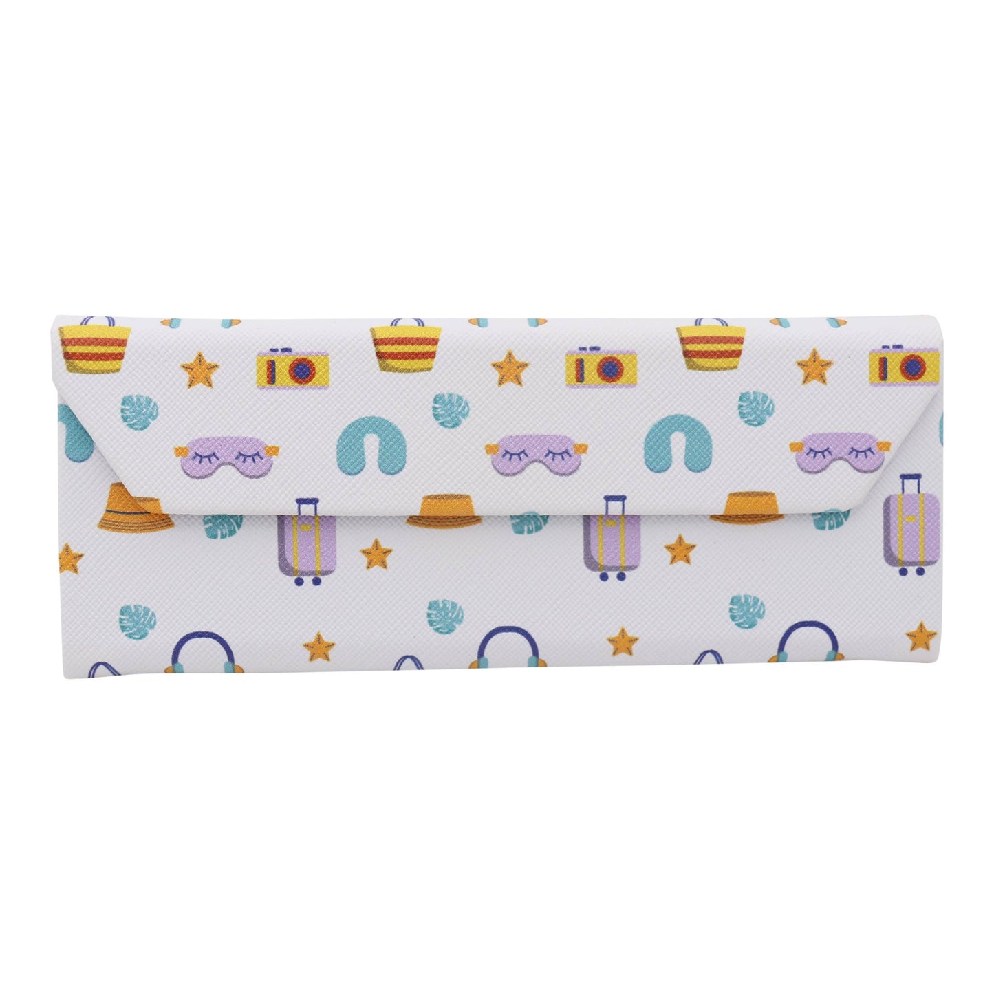 Glasses Case With Cleaning Cloth for Eyeglasses, Sunglasses