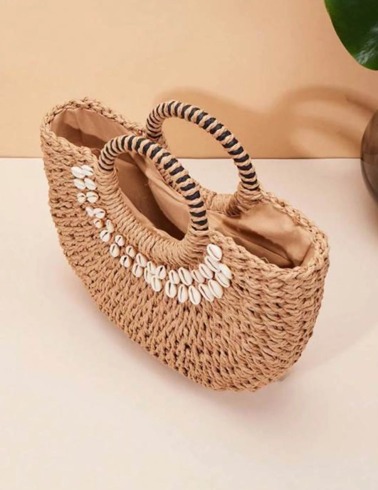 Shell Straws Bag