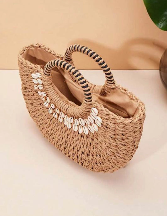 Shell Straws Bag