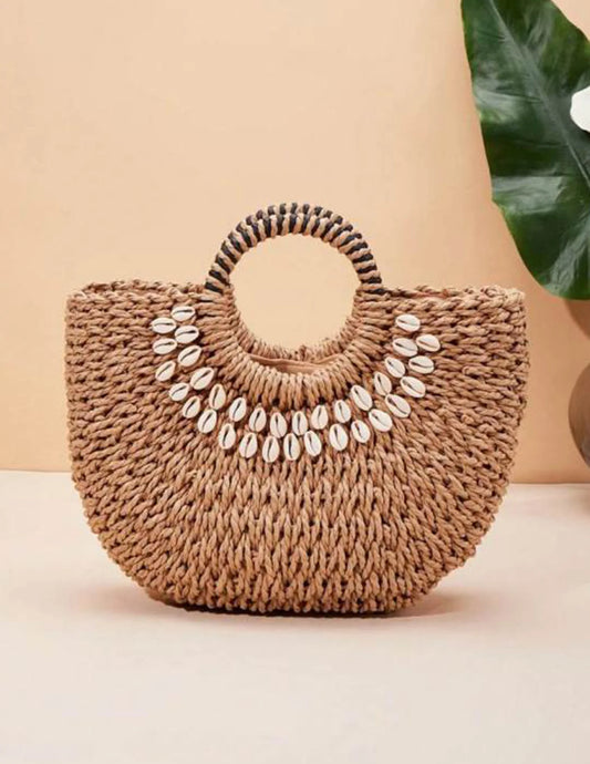 Shell Straws Bag