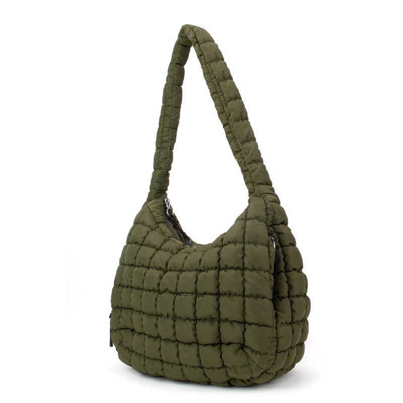 Puffer Hobo Tote