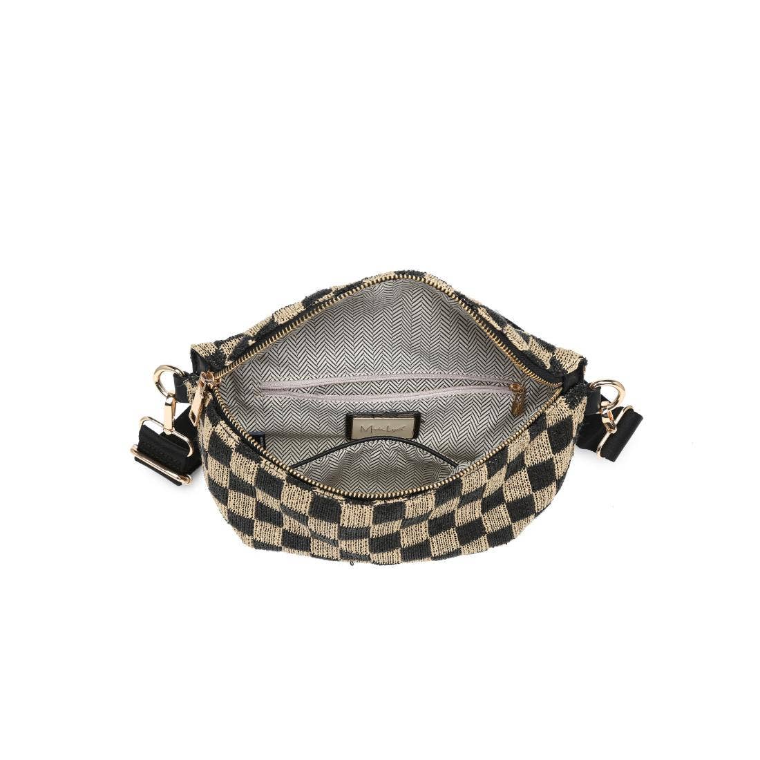 Gizelle - Large Checker Belt Bag