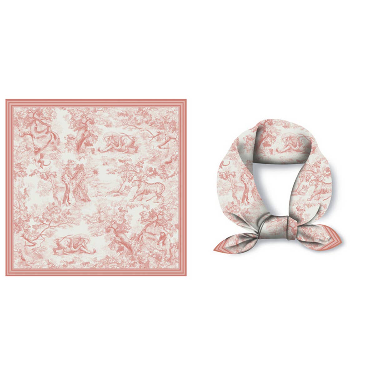 Versatile Square Scarf – Hair Tie&Bag Wrap Ribbon_CWASC0650