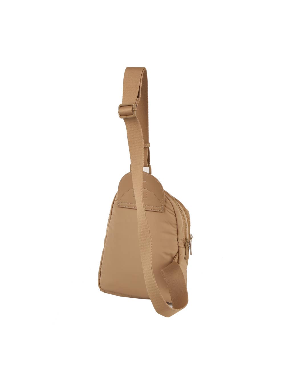 Metro Muse Puffy Quilted Nylon Sling Crossbody Bag