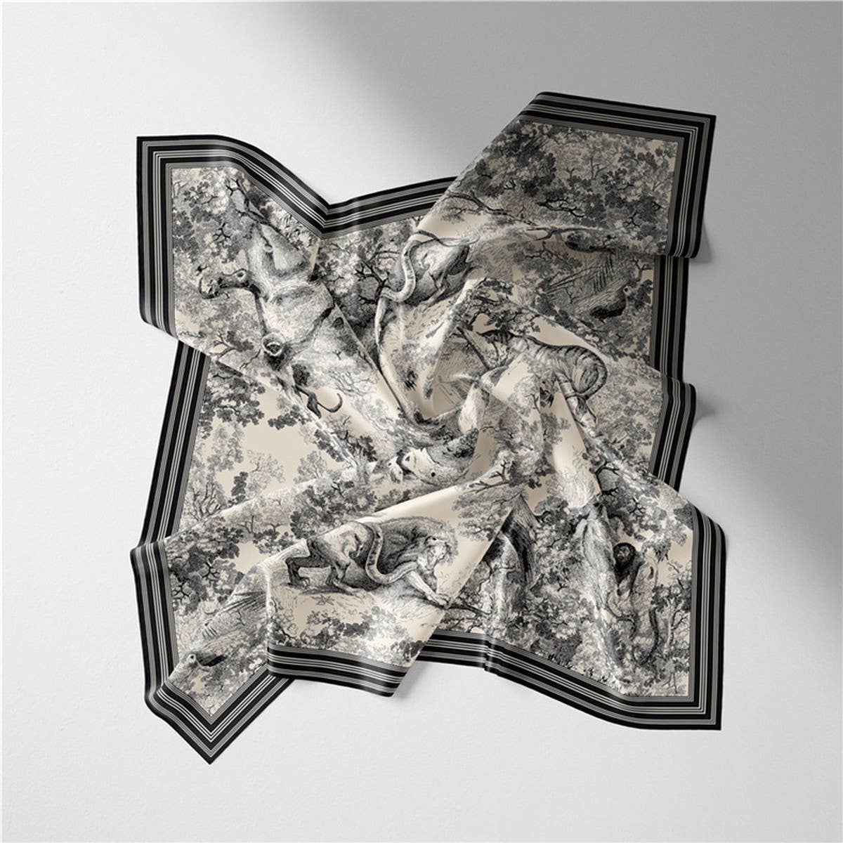 Versatile Square Scarf – Hair Tie&Bag Wrap Ribbon_CWASC0650