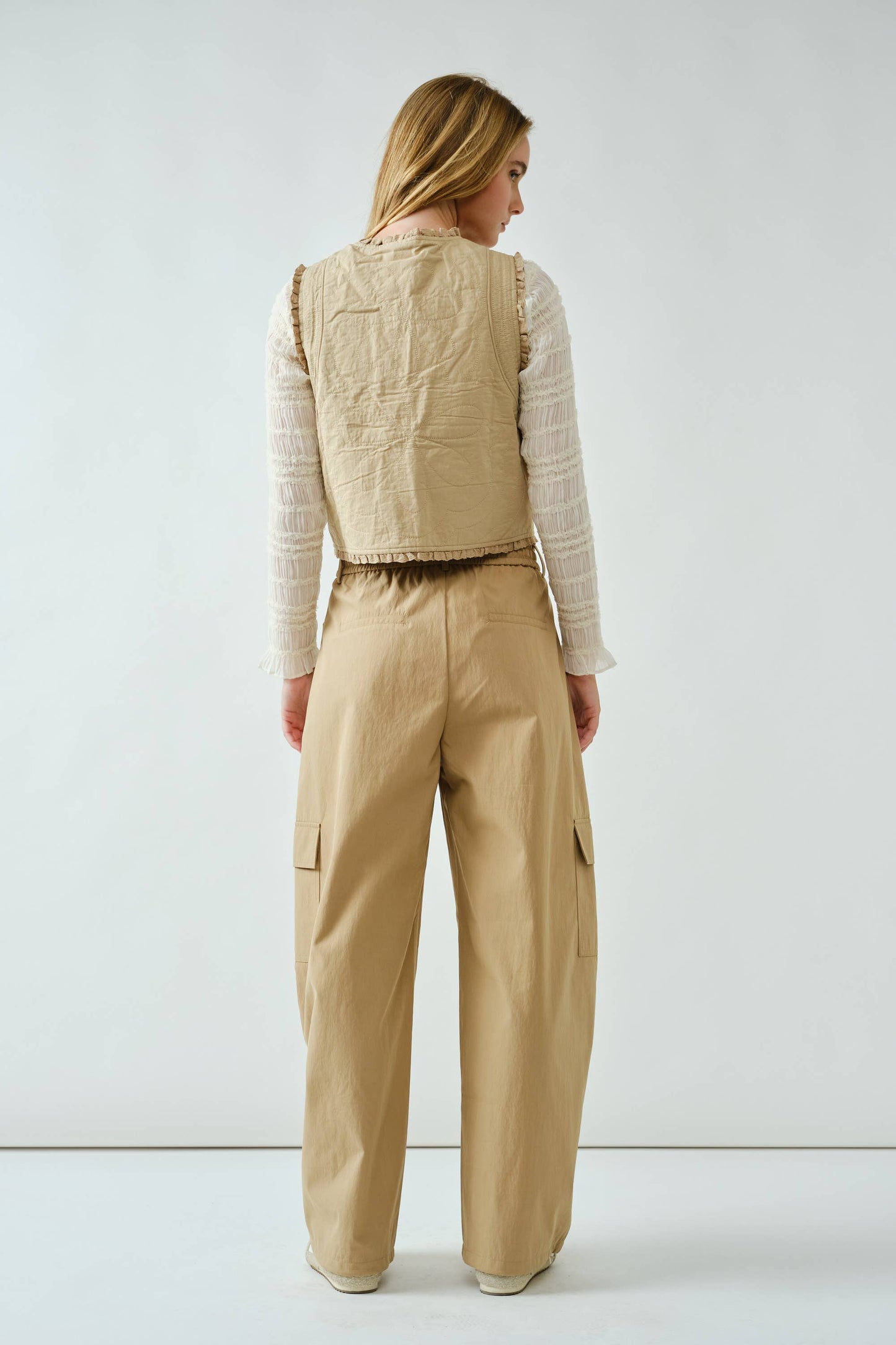 CARGO SEMI BARREL PANTS