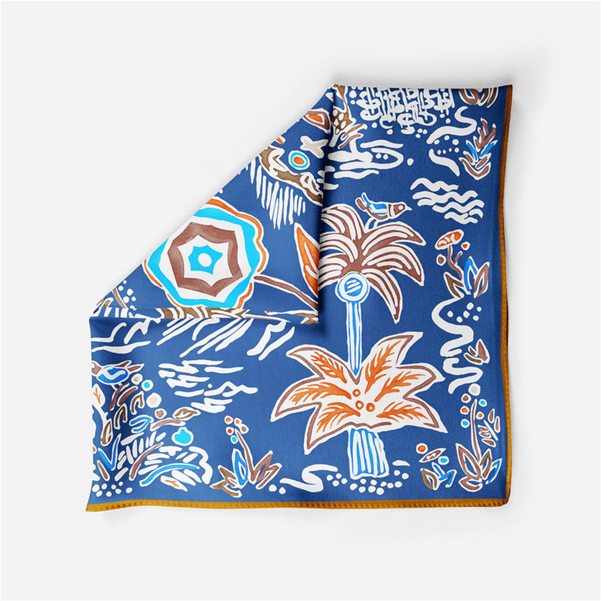 Sweet Satin Square Scarf for Women